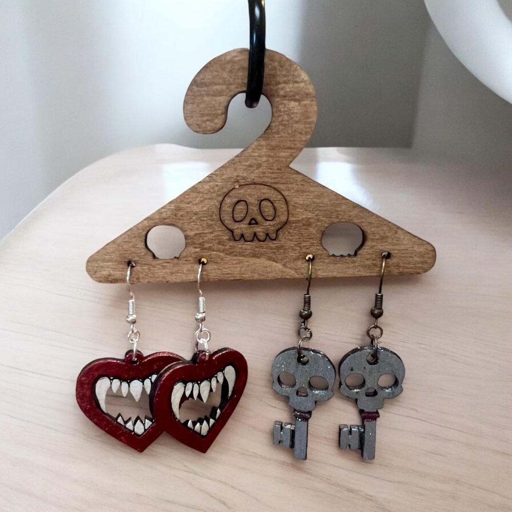 Halloween Earring Set!  2 Pair! Handcrafted.